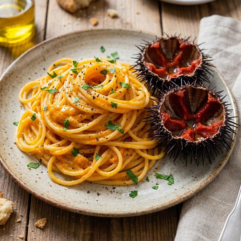 spaghetti ai ricci di mare  also pasta coi ricci